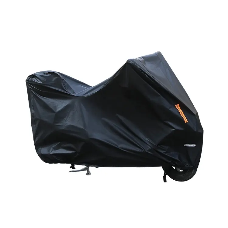 Housse de protection pour moto avec sangle réfléchissante Protection UV anti-poussière et imperméable à l'eau Manteau anti-pluie pour l'extérieur
