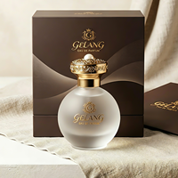 Nouveauté - Flacon de parfum personnalisé 30 ml - Flacons de parfum vides en verre ambré 50 ml - Flacons de parfum ronds vides de luxe avec emballage