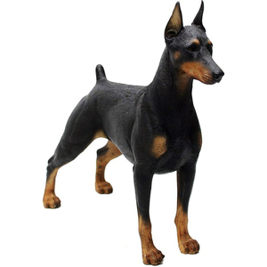 Escultura Conmemorativa de Mascotas Personalizada para Decoración del Hogar, Estatua de Perro <span class=keywords><strong>Doberman</strong></span> <span class=keywords><strong>en</strong></span> Miniatura de Resina Realista <span class=keywords><strong>en</strong></span> 3D - Product Image 3