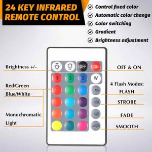 Factory Direct 16-Color Remote Control LED Bedside Lamps Sensor-Activated Acrylic Decorative <b>Night</b> <b>Light</b> ABS Creative Design - Product Image 4
