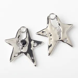Zinc Alloy Star Shape Pendant Charms For DIY Ladies Jewelry Accessories Wholesale
