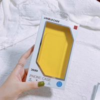 Caja de embalaje de caja de teléfono móvil teléfono inteligente teléfono móvil PVC plástico blíster impreso transparente