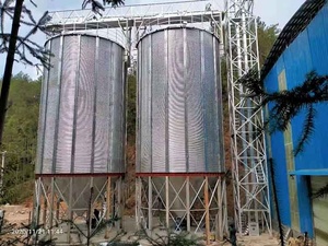 Pakan ayam unggas Silo baja penyimpanan makanan kedelai Silo 100ton 500ton 1000ton 5000ton gandum Silo aman untuk dijual - Product Image 4
