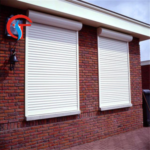 Tiêu chuẩn Mỹ Windproof nhôm bão bằng chứng cửa chớp lăn điều khiển từ xa điện - Product Image 5