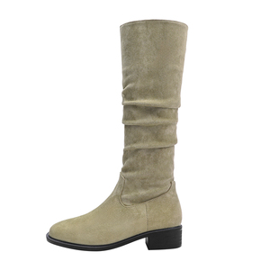 <span class=keywords><strong>Botas</strong></span> <span class=keywords><strong>largas</strong></span> de tacón bajo negras <span class=keywords><strong>Beige</strong></span> de 3,5 cm <span class=keywords><strong>Botas</strong></span> altas cómodas y suaves para mujer <span class=keywords><strong>Botas</strong></span> <span class=keywords><strong>largas</strong></span> de gamuza cálidas para primavera y otoño - Product Image 1