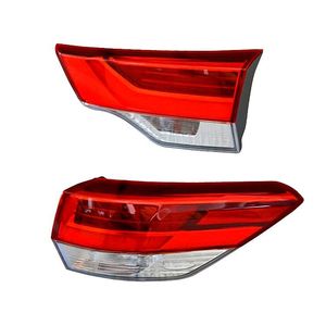 Luces LED para el parachoques trasero, luces traseras, luces de freno y luces antiniebla compatibles con los modelos Highlander 2018-2019. - Product Image 1
