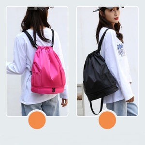 Custom Folding Waterproof <b>Drawstring</b> Backpack Draw Gym String <b>Bag</b> for Outdoor Casual <b>Drawstring</b> <b>Bags</b> Backpack - Product Image 4