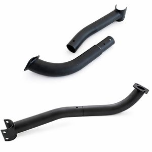 Tuyau <span class=keywords><strong>d</strong></span>'échappement automobile en acier robuste personnalisable, <span class=keywords><strong>assemblage</strong></span> de <span class=keywords><strong>tube</strong></span> courbé en deux parties de précision <span class=keywords><strong>pour</strong></span> applications automobiles - Product Image 1