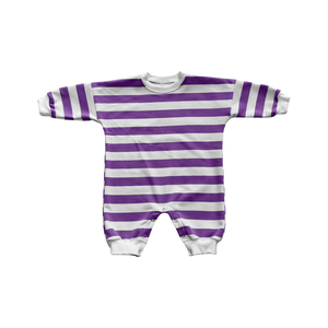Mameluco <span class=keywords><strong>de</strong></span> Bebé 100% Algodón, Mono <span class=keywords><strong>de</strong></span> Manga Larga a Rayas, Traje <span class=keywords><strong>de</strong></span> Una Pieza Suave y Transpirable, Body para Recién Nacido Unisex - Product Image 4
