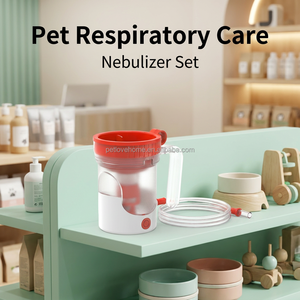 Nébuliseur vétérinaire professionnel pour animaux de compagnie avec brume réglable pour la thérapie de la toux et de la pneumonie chez le chat et le chien, facile à utiliser - Product Image 2
