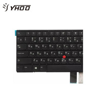 Grosir Asli Baru Lenovo IBM ThinkPad W540 W541 W550s T540 T540p T550 L540 Edge E531 E540 RU Keyboard Tidak Ada Lampu Latar