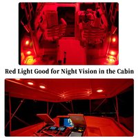 12v Bleu Blanc Led Marine Navigation Lumières Courtoisie Yacht Éclairage Avertissement Lampe Led Plafonnier pour Bateau Embarquement Escaliers Rv