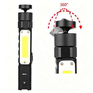 ไฟฉาย LED แบบชาร์จได้ COB พร้อมแสง 360 องศา °   ฐานแม่เหล็กหมุนได้, ไฟทำงาน 10W สำหรับซ่อมรถยนต์และกิจกรรมกลางแจ้ง - Product Image 1