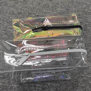 للبيع بالجملة شفافة مقاومة للماء #3 و #5 واضحة في لفة سحاب نايلون لحقيبة المكياج - Product Image 4