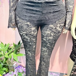 Ensemble deux pièces d'été décontracté pour <span class=keywords><strong>femme</strong></span> 2026 : <span class=keywords><strong>haut</strong></span> court à col rond et manches longues avec pantalon moulant en Spandex/Polyester, idéal pour les soirées - Product Image 4
