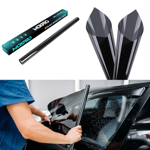 <span class=keywords><strong>Film</strong></span> de protection noir en fibre de carbone forgée, garantie 8 ans, 7,5 mil, 6,5 mil, réparation thermique, brillant, <span class=keywords><strong>anti</strong></span>-rayures, <span class=keywords><strong>anti</strong></span>-jaunissement, pour voiture, TPU, TPH, PPF - Product Image 3
