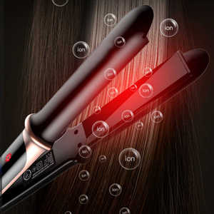 Nuovo stile doppia tensione capelli piatto piastra per capelli prezzo di fabbrica Display Lcd lisciare i capelli stecca di ricarica - Product Image 4