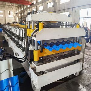 Machine pour fabrication de rouleau de toit ondulé, rouleau à double couche, livraison gratuite - Product Image 2
