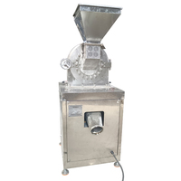 Industriële automatische motor aangedreven 304 roestvrijstalen notenmaler machine voor voedsel en fruitpoeder, pulverisator, hoge capaciteit