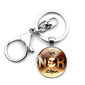 Portachiavi Rotondo con Lettera, Anello Portachiavi, Regalo di Compleanno per Papà, Regalo per la Festa del Papà - Product Image 3