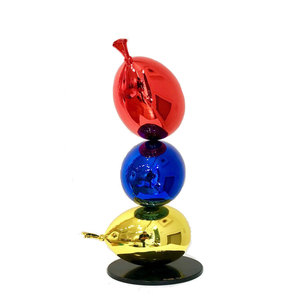 <span class=keywords><strong>Sculpture</strong></span> de ballon en métal à vendre, en acier inoxydable fait à la main, <span class=keywords><strong>sculpture</strong></span> de ballon d'art populaire moderne en or, décoration de la maison plaquée - Product Image 3