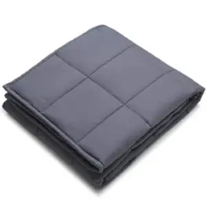 Wholesale Factory Bulk Buy 100% Cotton Stock Anxiety Sensory Weighted Blanket For Adults