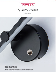 Nuovo <span class=keywords><strong>Design</strong></span> semplice e moderno per la camera <span class=keywords><strong>da</strong></span> letto soggiorno bagno-sfondo muro Ricaricabile lampada <span class=keywords><strong>da</strong></span> <span class=keywords><strong>parete</strong></span> rotante a <span class=keywords><strong>LED</strong></span> - Product Image 4