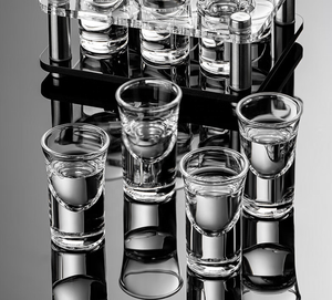 Ensemble de verres à shot à fond épais de 25 ml, lot de 6 verres à shot transparents durables pour bar commercial, restaurant de sushis, vente <span class=keywords><strong>en</strong></span> <span class=keywords><strong>gros</strong></span> - Product Image 3