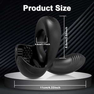 New Sexy Egg Ring Wireless Remote Control Invisible Wearable <b>Vibration</b> Charging Exercise Stimulate Massage Stable Mute Anti - Product Image 5