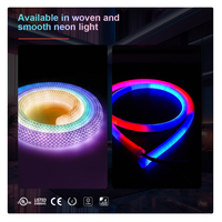 Tira de Luz LED de Neón Impermeable de 360 Grados, de Cobre, para Uso en Hoteles, IP65, DC24V, 5M, 20W, Regulable, RGB, Alto CRI 90 Ra, Interior/Exterior