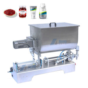 Fácil operación Pasta multifunción Mermelada gruesa Carne caliente Sopa Cosmética Henna Pasta Mezcla Máquina de llenado - Product Image 5