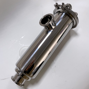 Filtro sanitario a tre morsetti da 1.5 pollici con filtro in linea per tubi in acciaio inossidabile da 200 100 Micron - Product Image 4