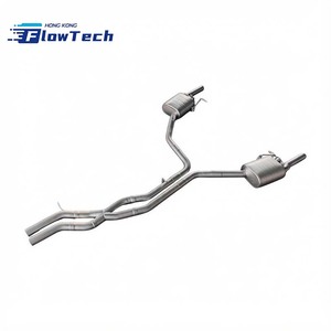 ชุดอัพเกรดท่อไอเสียแคทแบคสมรรถนะสูง 304 SS สำหรับ Audi A8 3.0T - Product Image 4