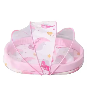 Hot bán Multi-Màu sắc sơ sinh có thể gập lại bé muỗi net với miếng bông và gối - Product Image 6