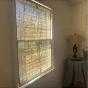 Honey Comb <b>Shades</b> Wooden Bamboo <b>Window</b> Roller Blind Size 5x4FT bamboo blinds High Quality Bamboo Blinds Handmade Small - Product Image 5