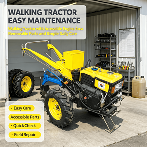 Tracteur à main 8-32 CV avec remorque, polyvalent, facile à utiliser <span class=keywords><strong>pour</strong></span> le <span class=keywords><strong>transport</strong></span> agricole et les travaux sur le terrain - Product Image 4