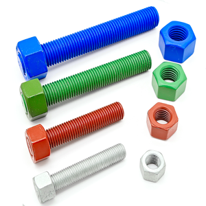 Boulon à tête hexagonale M19 Écrou lourd 55 mm B7 <span class=keywords><strong>M16</strong></span> <span class=keywords><strong>Prix</strong></span> L7 Boulons Écrous M18 Astm A193 Gr Barre filetée Ptfe - Product Image 1