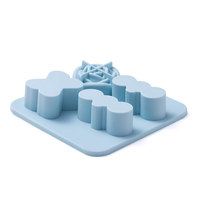 Moule à glaçons rond en silicone souple Rose pour cocktails et boissons maison – Plateau de congélation écologique et réutilisable