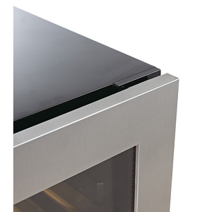 Tủ rượu bằng thép không gỉ tích hợp, làm lạnh bằng máy nén, dung tích 40 chai, cửa kính - Product Image 3