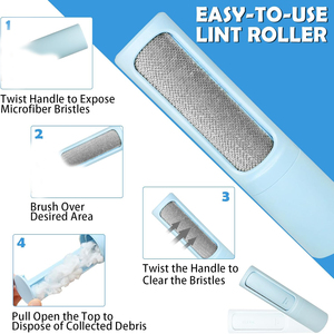 Brosse de toilettage auto-nettoyante réutilisable pour animaux de compagnie (chats et chiens) – Éliminateur de poils – Vente en gros - Product Image 4