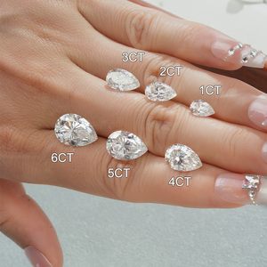 Piedras de Moissanita Sueltas con Corte de Pera de Alta Calidad al por Mayor, Gemas Certificadas GRA, DEF VVS1, Diamante de Moissanita - Product Image 4