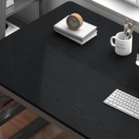 Papier adhésif décoratif en vinyle PVC effet bois noir pour cuisine et appartement, amovible, auto-adhésif, écologique, pour comptoirs