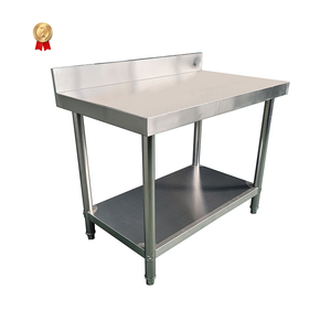 Mesa de Trabajo Comercial de Acero Inoxidable 304 de Alta Calidad, Resistente a la Corrosión, de Gran Capacidad, con 5 Años de Garantía - Product Image 1