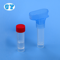 Kit de Recolección de Saliva para Pruebas de ADN Huachenyang Modelo CY-98000A, Plástico de Grado Médico, Accesorios Médicos Blancos de Shenzhen