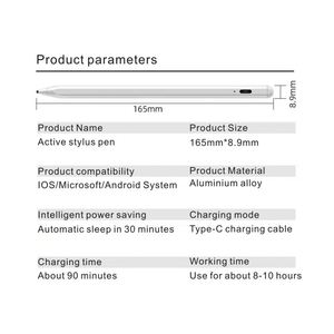 1 Juego de Puntas de Repuesto de Metal para Lápiz Óptico para Samsung <span class=keywords><strong>Galaxy</strong></span> S24 <span class=keywords><strong>Ultra</strong></span> <span class=keywords><strong>S23</strong></span> <span class=keywords><strong>Ultra</strong></span> <span class=keywords><strong>Tab</strong></span> S9 S8 S7 STYLUPENcil - Product Image 5