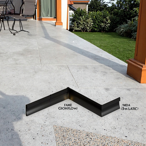 Plinthe murale moderne en alliage d'aluminium, résistante à l'eau, durable, épaisseur 0,8 mm-1 mm, pour salon et chambre - Product Image 4