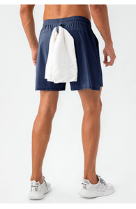 Pantalones Cortos Deportivos RUIQUWIN con Logotipo Personalizado para Hombre, Ligeros, Transpirables, con Malla que Absorbe la Humedad, Pantalones Cortos para Correr con Diseño de Parches - Product Image 3