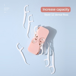 Boîte de rangement pour cure-dents réutilisables, distributeur automatique de fil dentaire portable - Product Image 4