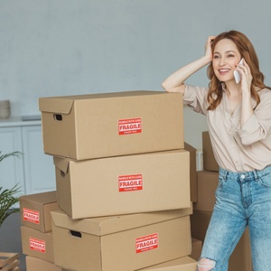 Étiquettes d'avertissement en plastique adhésives imperméables de haute qualité personnalisées pour l'assurance de la sécurité des épiceries et des supermarchés, conformes à la norme ISO9001 - Product Image 2