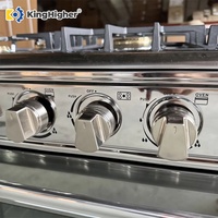 Cuisinière à gaz commerciale avec four, 6 brûleurs, cuisinière à gaz autonome en acier inoxydable, cuisinière multifonctionnelle pour restaurant, cuisinière à gaz pour hôtel